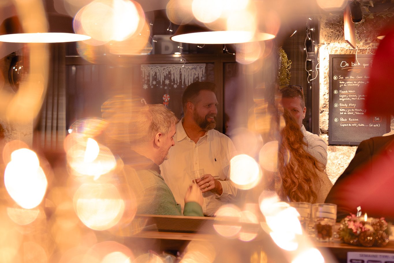 soirée dans un bar